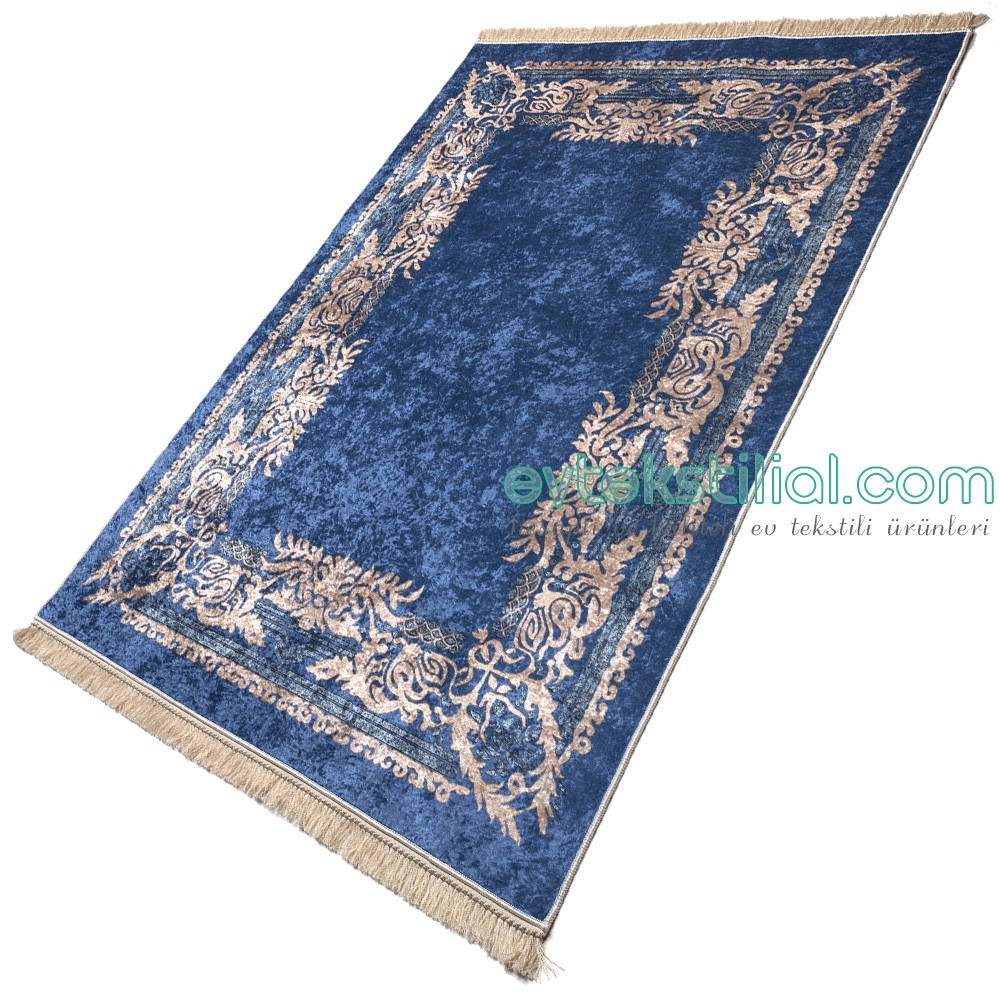 Mavi Desenli Cl2073 3 Klasik Hali 60x100 Cm