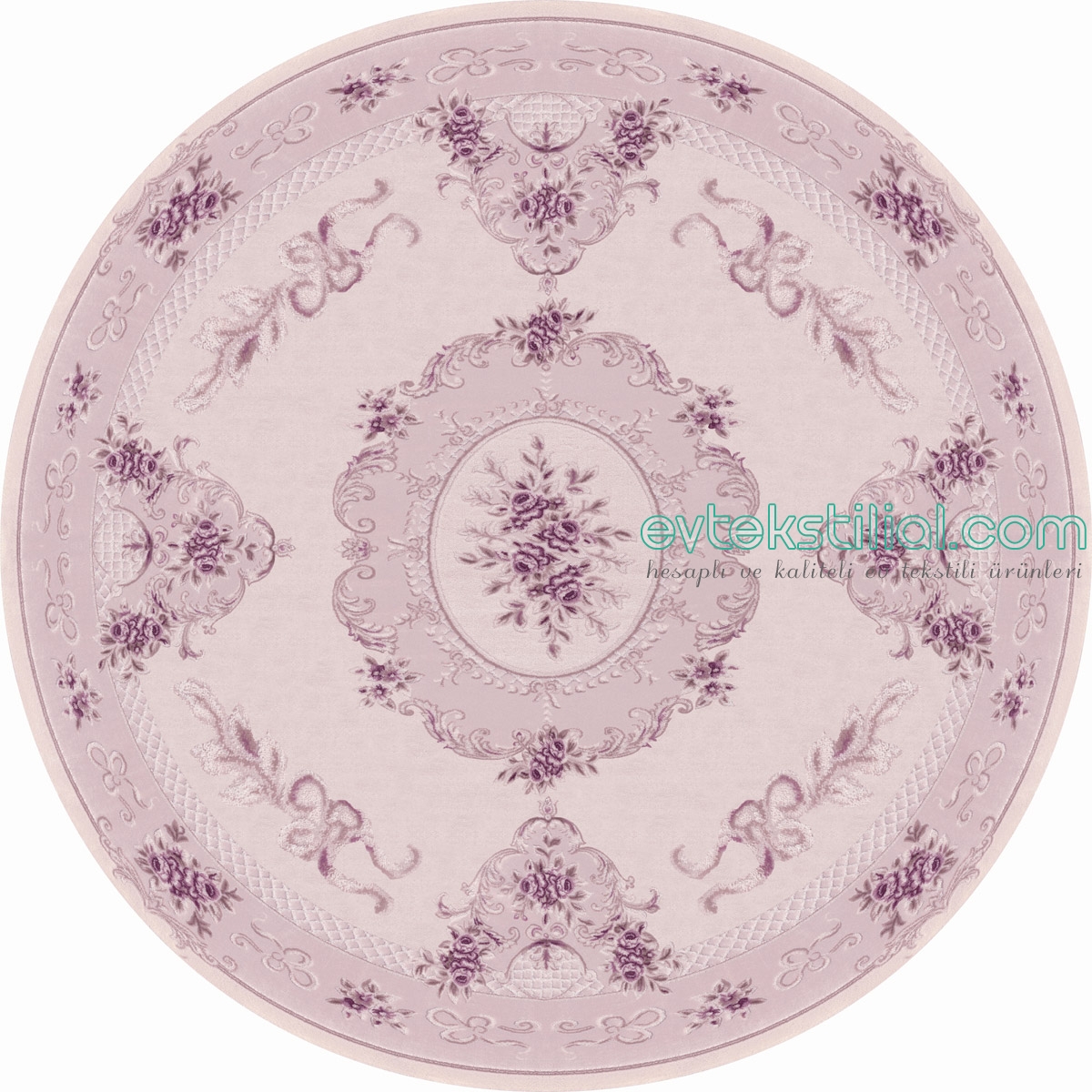 Desenli Ov502 Oval Hali 120x180 Cm